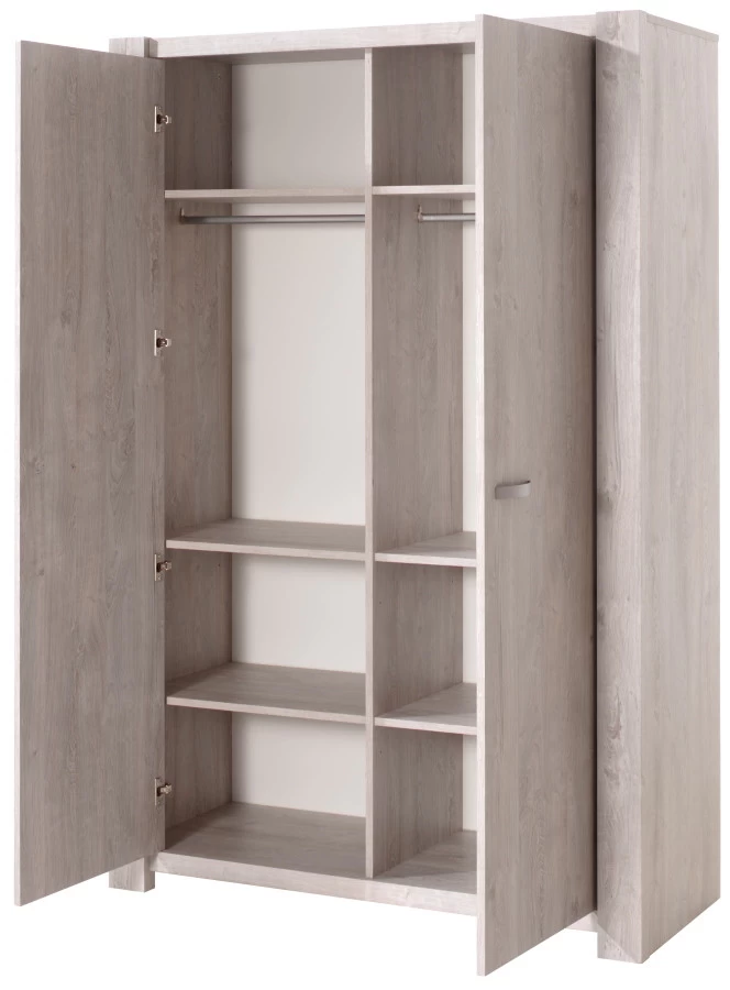 2-Deurskast Amalia Grijs AMA2K2 - Afbeelding 3