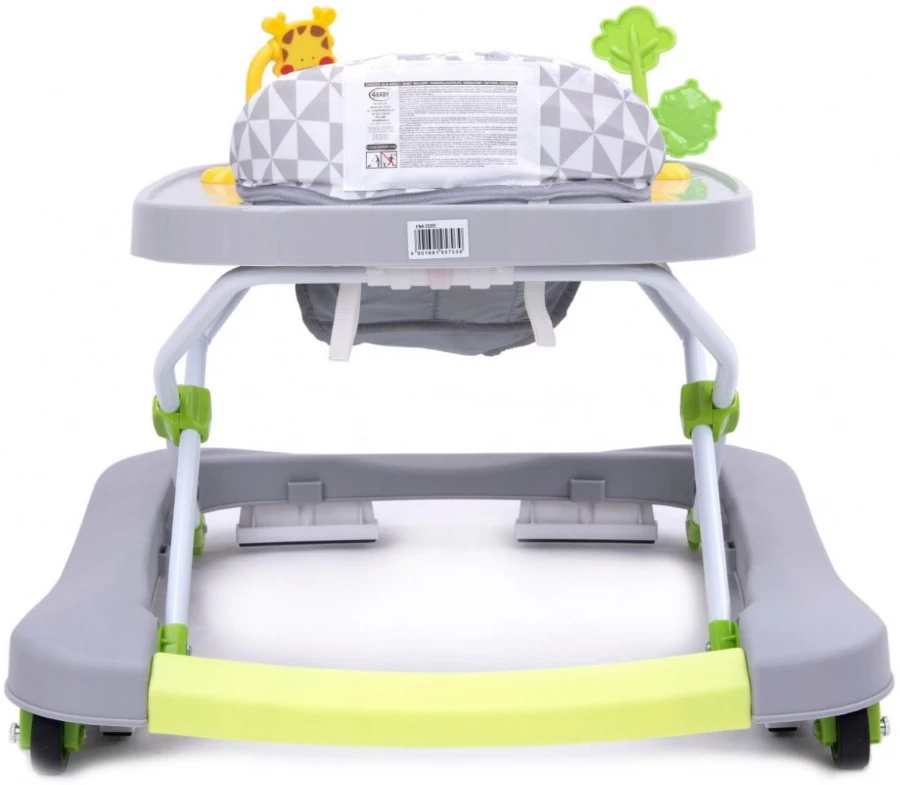 4Baby Walk 'n Push Grey Loopstoel 7039 - Afbeelding 3