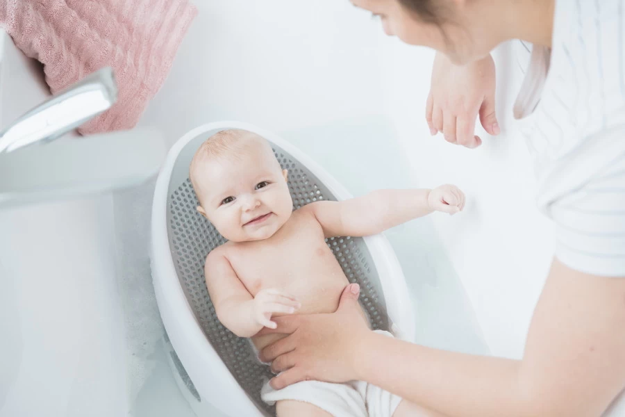 Angelcare Soft-Touch Grijs Badzitje AC-ST01-GR - Afbeelding 4