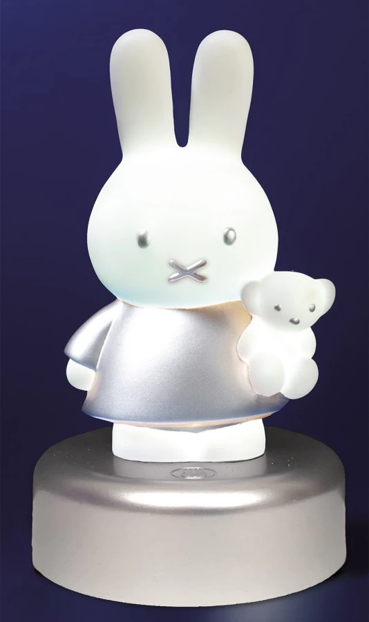 Bambolino Toys Nijntje 3D Zilver Nachtlampje 33197 - Afbeelding 2