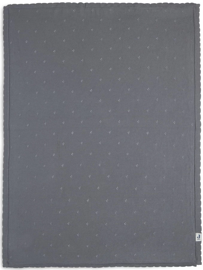 Jollein Pointelle Storm Grey 100 X 150 Cm Ledikantdeken 516-522-66064 - Afbeelding 4