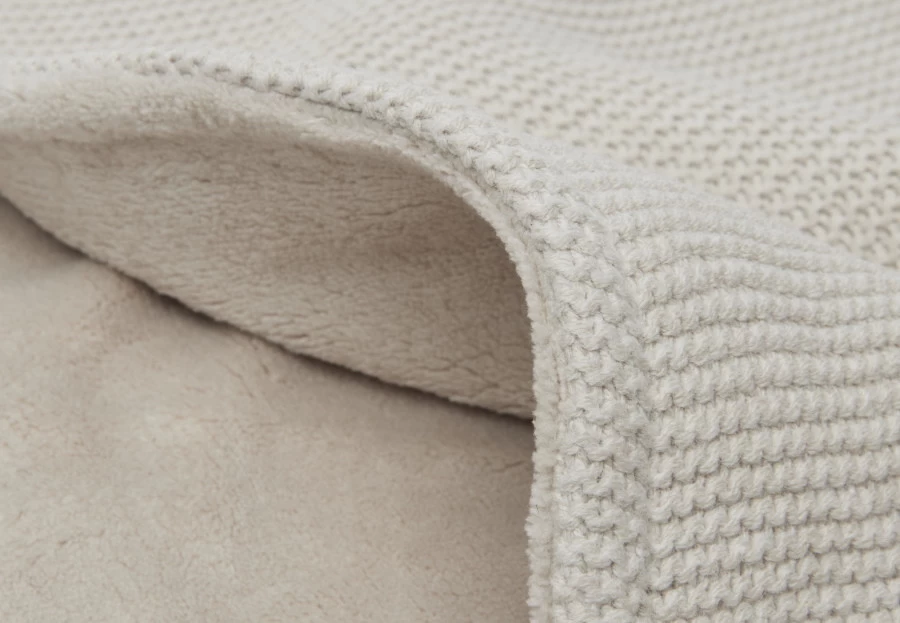 Jollein Basic Knit Nougat / Fleece 75 X 100 Cm Wiegdeken 517-511-65360 - Afbeelding 6