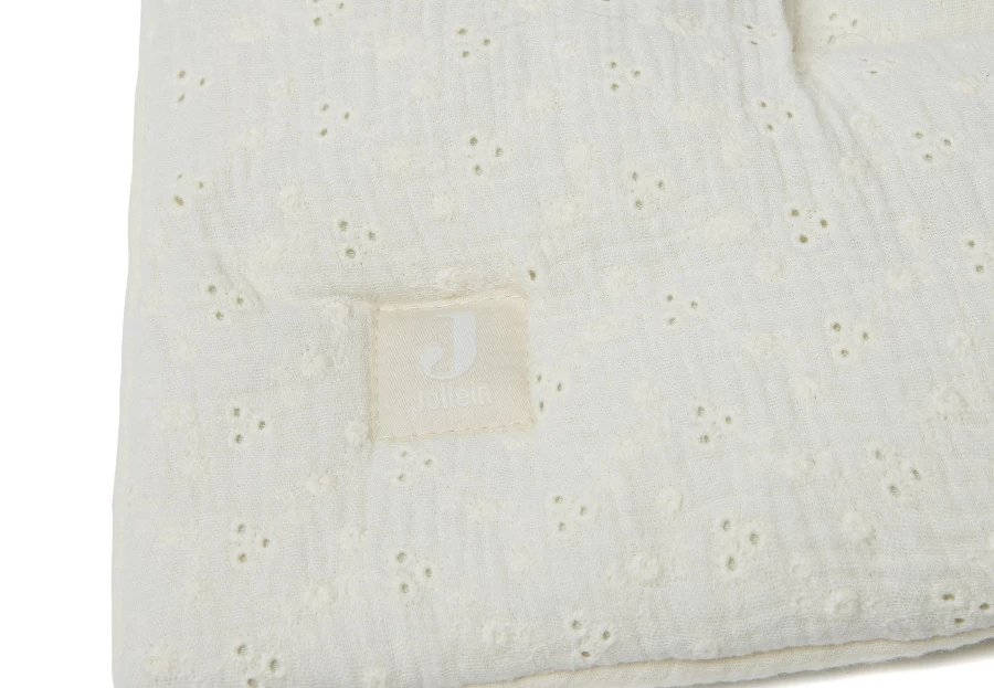 Jollein Embroidery Ivory 75 X 95 Cm Boxkleed 017-512-66069 - Afbeelding 4