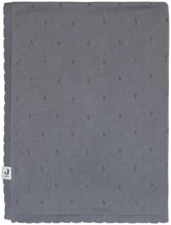 Jollein Pointelle Storm Grey 75 X 100 Cm Wiegdeken 516-511-66064