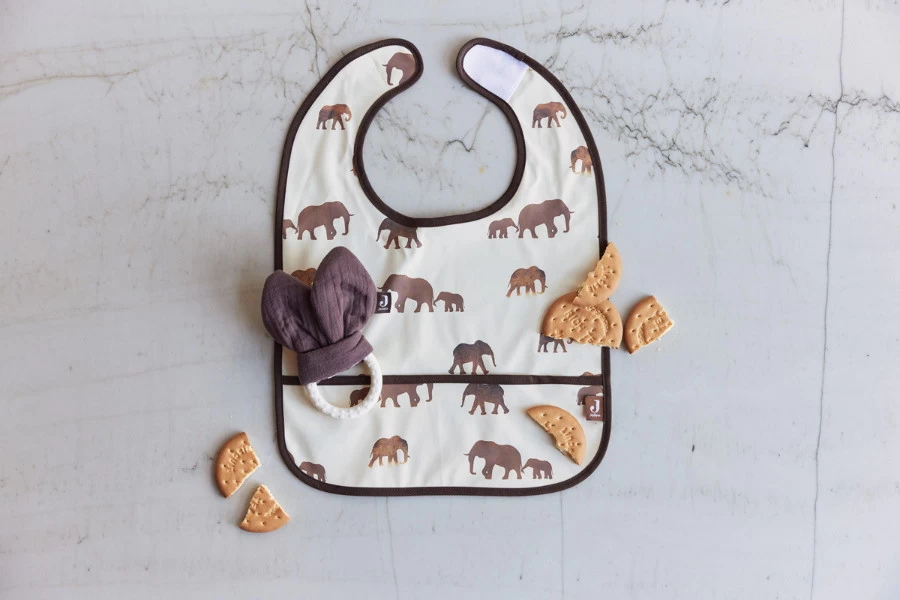 Jollein Savannah 2-pack Waterproof Slabber 029-864-66029 - Afbeelding 3