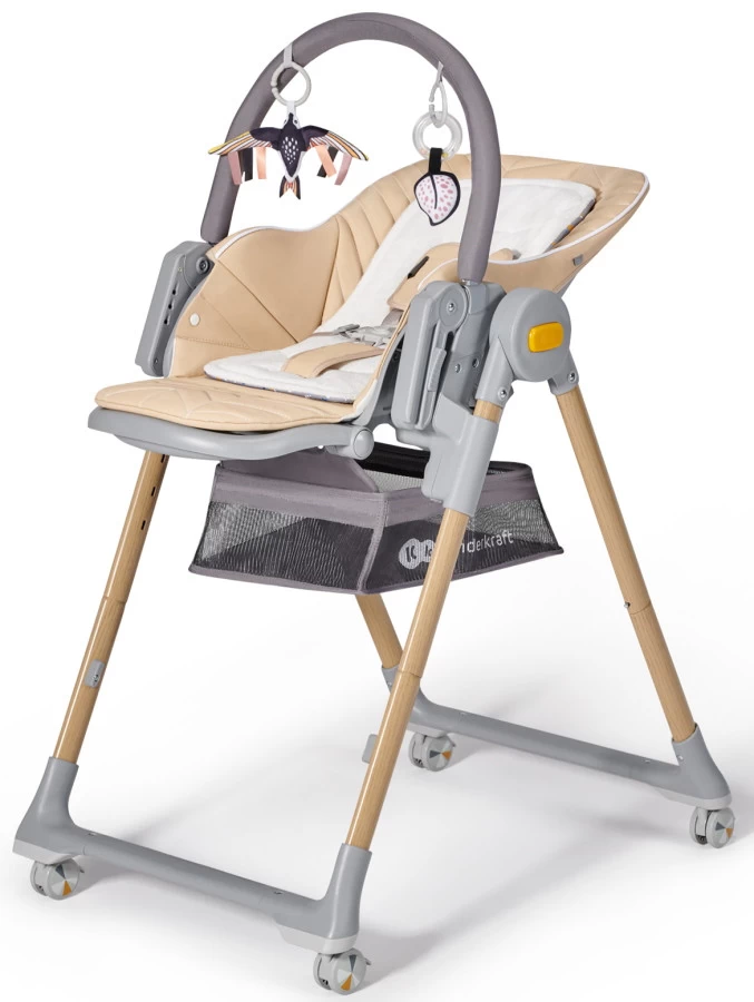 Kinderkraft Lastree Wood Kinderstoel KHLAST00BEGW000 - Afbeelding 2