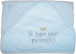 Petit Villain Ik Ben Een Prinsje! Blauw Badcape