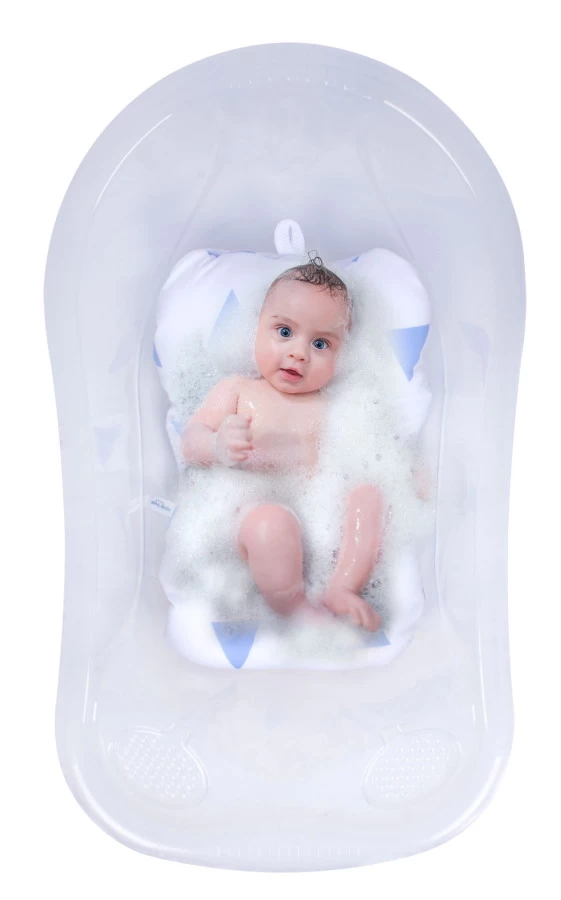 Sevibaby Cozy Triangle Blue Baby Badkussen 69-100 - Afbeelding 3