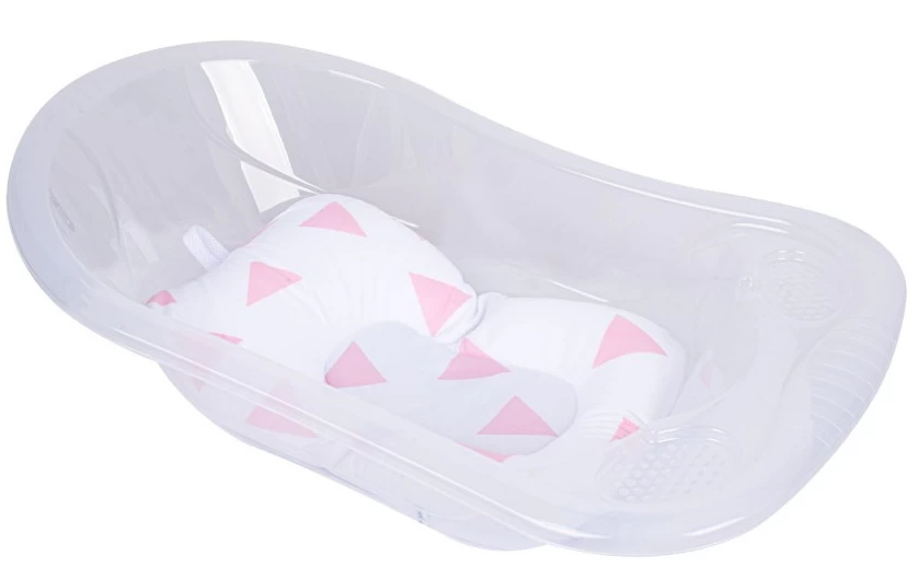 Sevibaby Cozy Triangle Pink Baby Badkussen 69-101 - Afbeelding 4