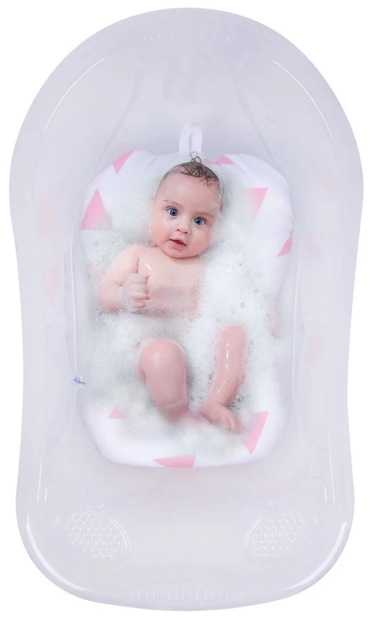 Sevibaby Cozy Triangle Pink Baby Badkussen 69-101 - Afbeelding 3