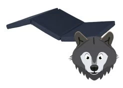 ABZ Wolf Poly Travel Zwart Opvouwbaar Matras In Tas 60x120 Cm KM452-60/120/5