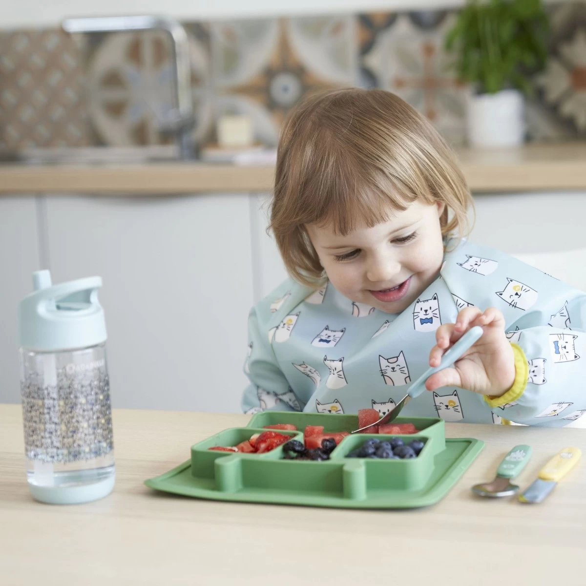 Badabulle Anti-slip Bord Met Vakjes B005215 - Afbeelding 8