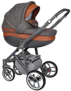 Baby Merc Faster 3 Grey/Brown Kinderwagen Incl. Autostoel FIII 100