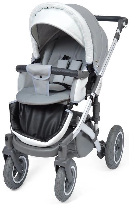 Baby Merc Faster 3 Eco Leather Grey Kinderwagen Incl. Autostoel F10 - Afbeelding 6