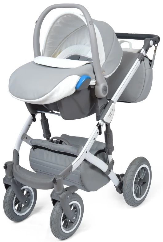 Baby Merc Faster 3 Eco Leather Grey Kinderwagen Incl. Autostoel F10 - Afbeelding 8