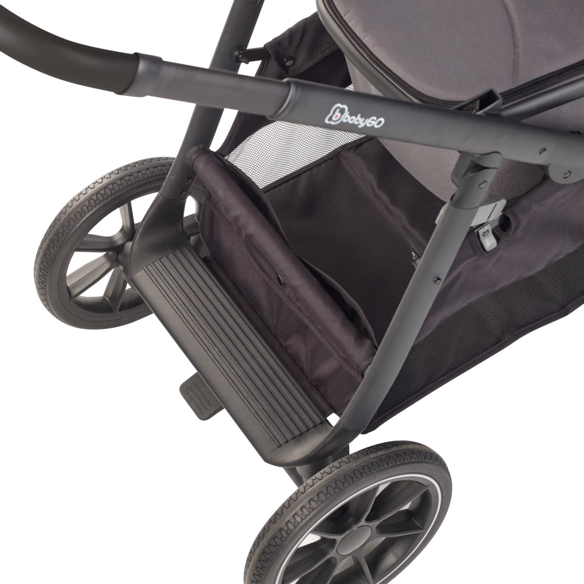 Babygo Duo Grey Tandem Kinderwagen 7801 - Afbeelding 13