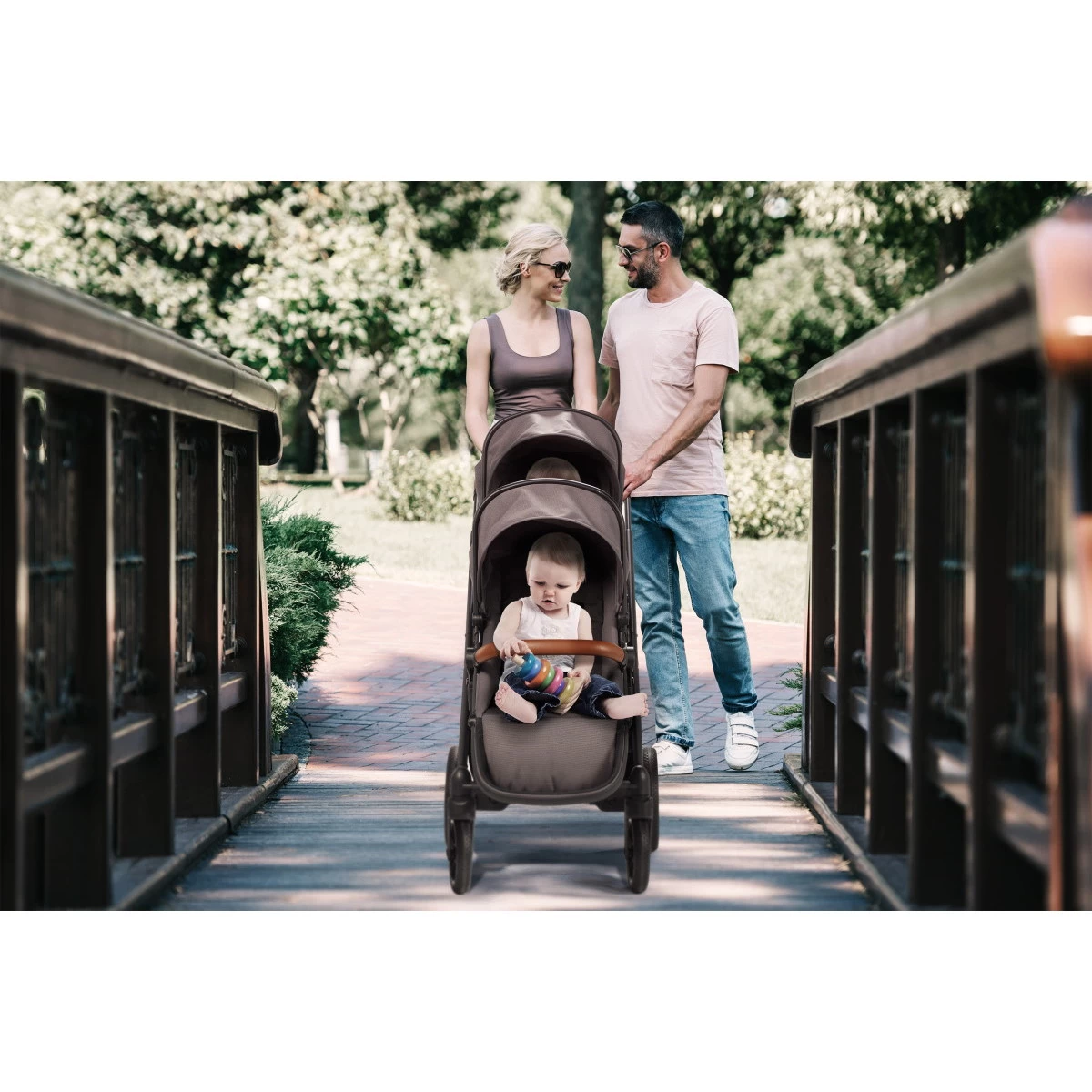 Babygo Duo Grey Tandem Kinderwagen 7801 - Afbeelding 19