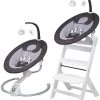 Babygo Homey Set Black/White Babyschommel En Kinderstoel 19014