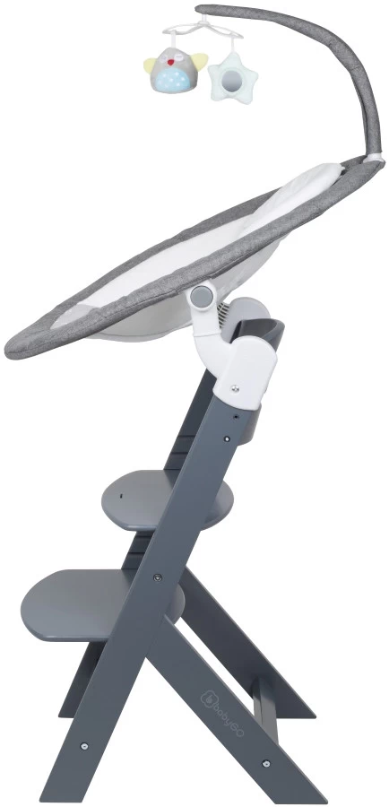 Babygo Homey Set Grey Babyschommel En Kinderstoel 19022 - Afbeelding 4