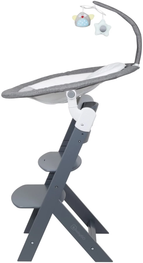 Babygo Homey Set Grey Babyschommel En Kinderstoel 19022 - Afbeelding 5