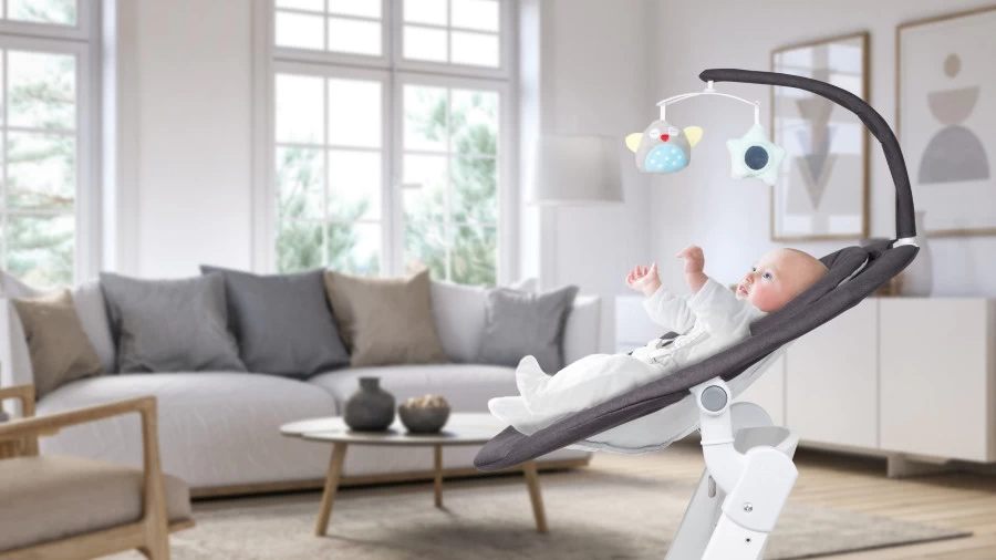 Babygo Homey Set Grey Babyschommel En Kinderstoel 19022 - Afbeelding 14