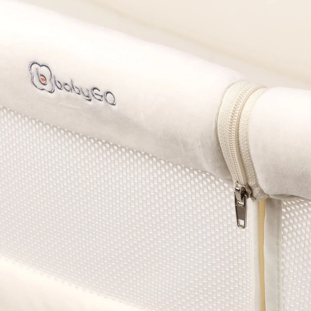 Babygo SideBySide Creme Wieg Aan Bed 4161 - Afbeelding 9