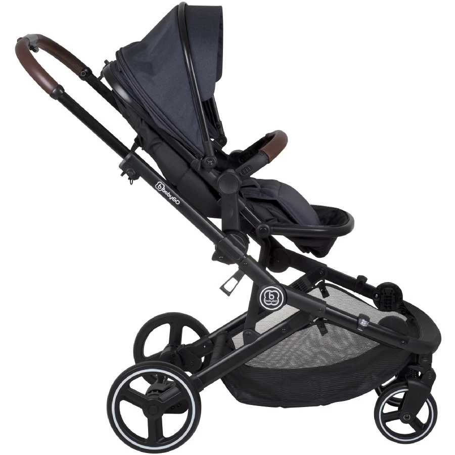 Babygo Twinner Grey Tandem Duowagen Incl. 2 Autostoelen - Afbeelding 8
