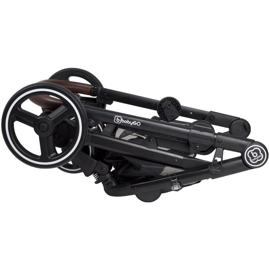 Babygo Twinner Grey Tandem Duowagen Incl. 2 Autostoelen - Afbeelding 19