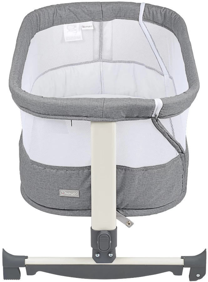 Babygo Vivaldi Grey Wieg Aan Bed 4651 - Afbeelding 4