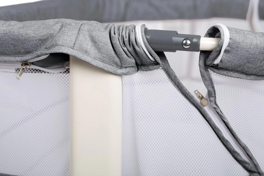 Babygo Vivaldi Grey Wieg Aan Bed 4651 - Afbeelding 5