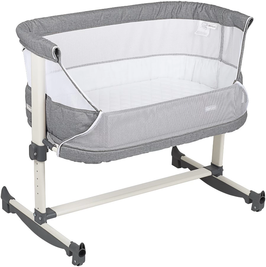 Babygo Vivaldi Grey Wieg Aan Bed 4651 - Afbeelding 2