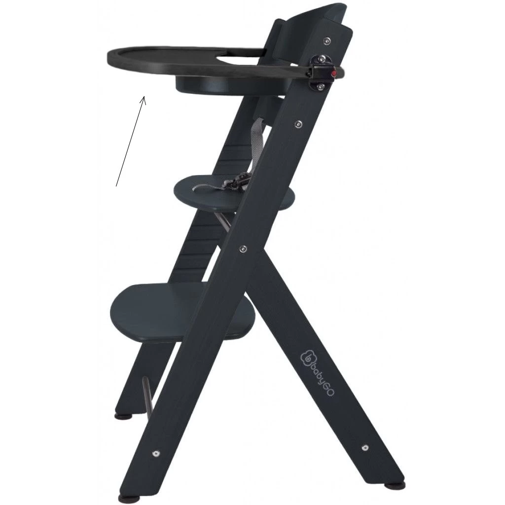 Babygo Zwart Tafelblad Voor Meegroei Kinderstoel 56003 - Afbeelding 3