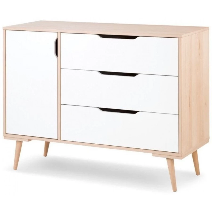 Babykamer Marloes Naturel: Ledikant, Commode & 2-Deurskast - Afbeelding 3