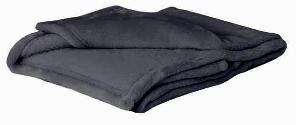 Babymatex BoNo Fleece Donkergrijs 75x100 Cm Wiegdeken TB0208_44 - Afbeelding 2