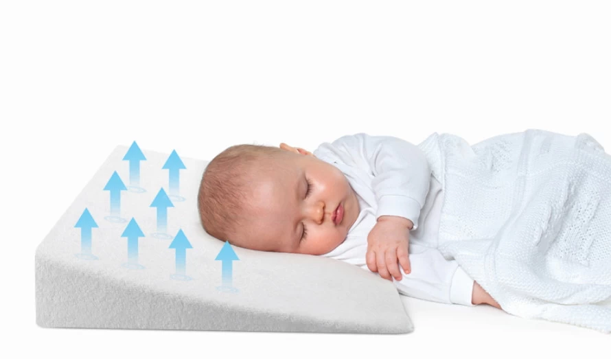 Babymatex Klin Original Wit 60x36 Cm Hellend Vlak Kussen TB0058_01 - Afbeelding 4