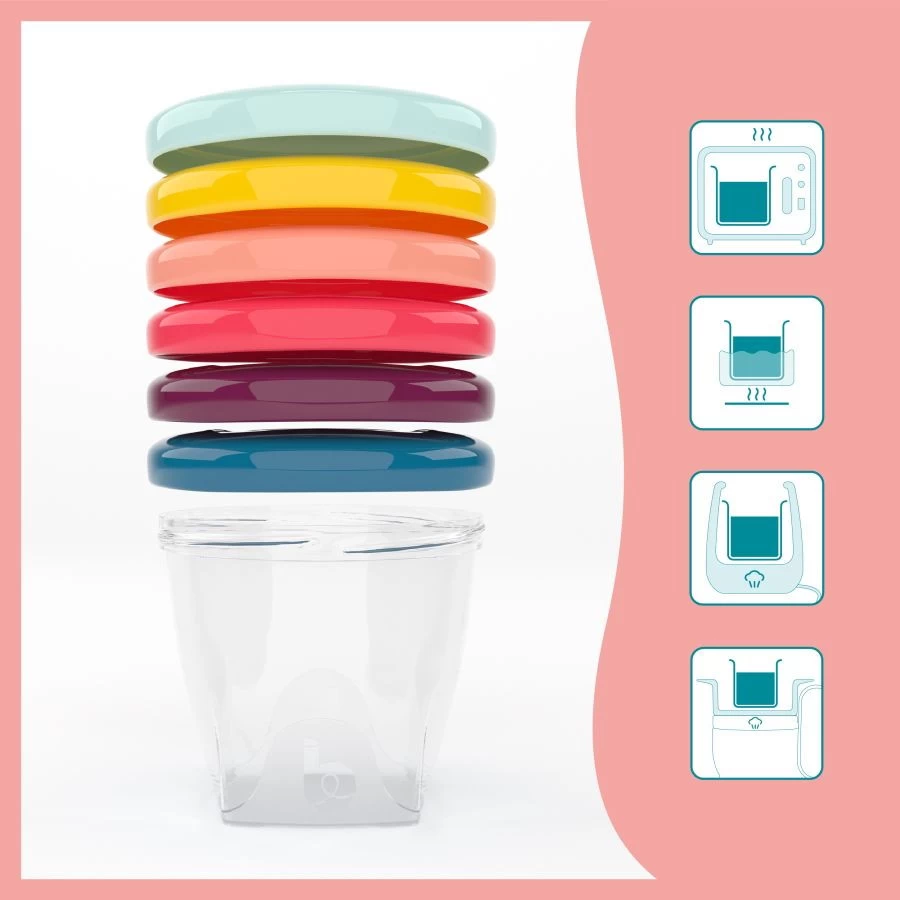 Babymoov Babybols Multi Set Bewaarbakjes A004310 - Afbeelding 2