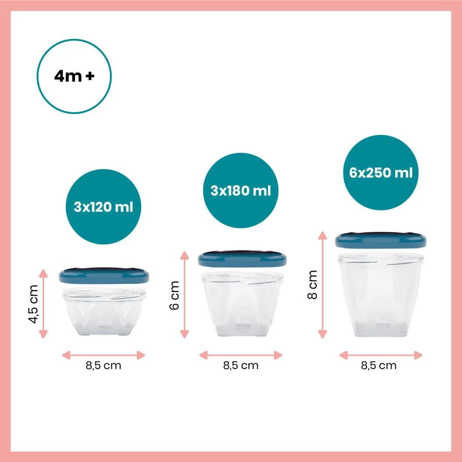 Babymoov Babybols Multi Set Bewaarbakjes A004310 - Afbeelding 6