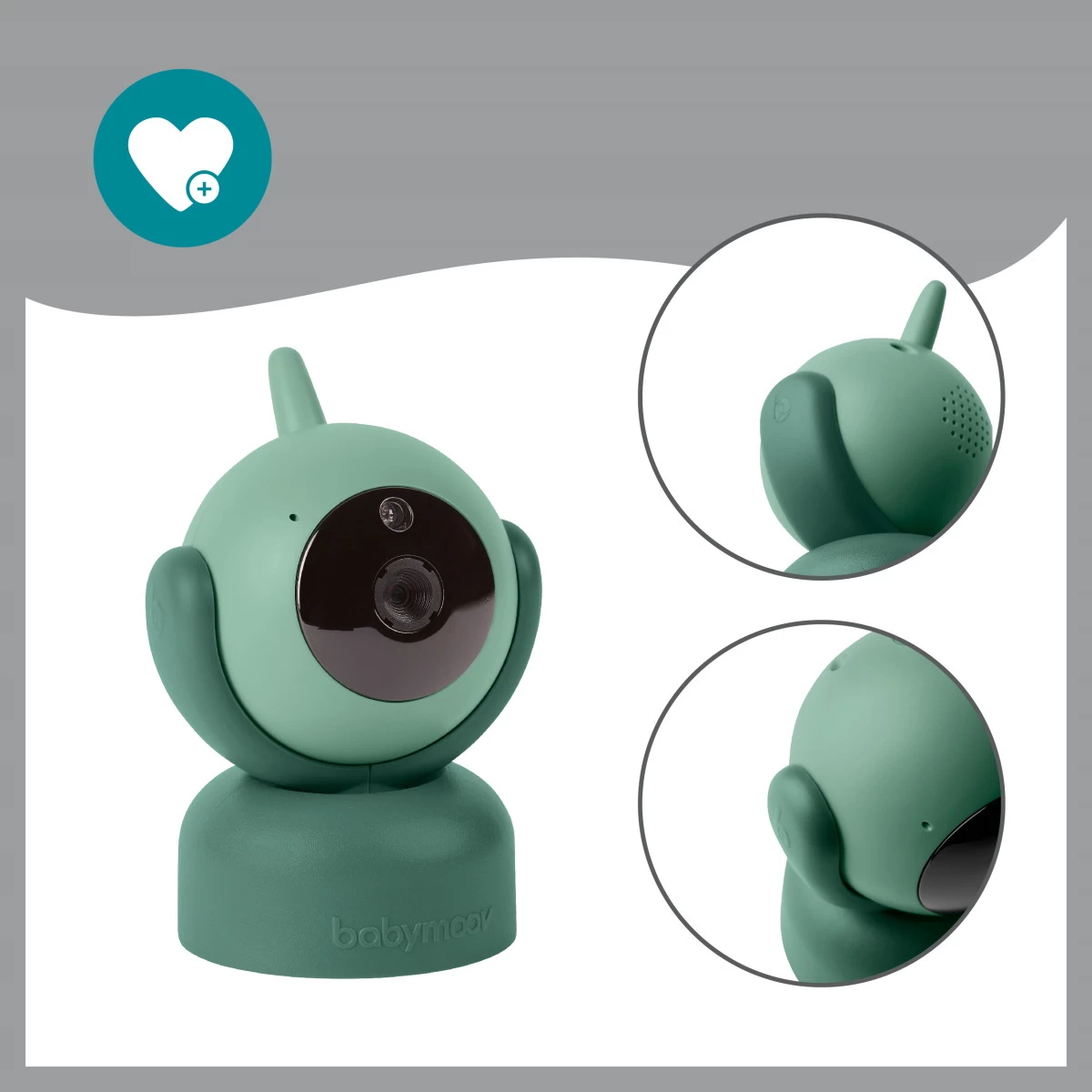 Babymoov Yoo Master 3,5 Inch 360° Beeldbabyfoon A014425 - Afbeelding 2