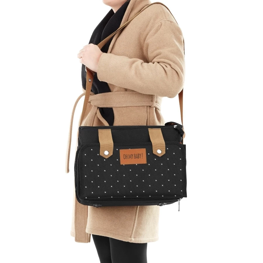 Badabulle Easy Travel Zwarte Luiertas B043028 - Afbeelding 3