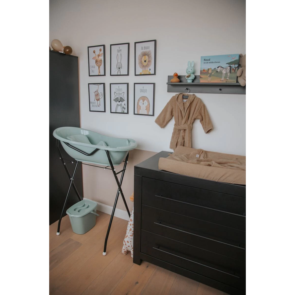 MamaLoes Grijs Badset Incl. Graphite Badstandaard - Afbeelding 17