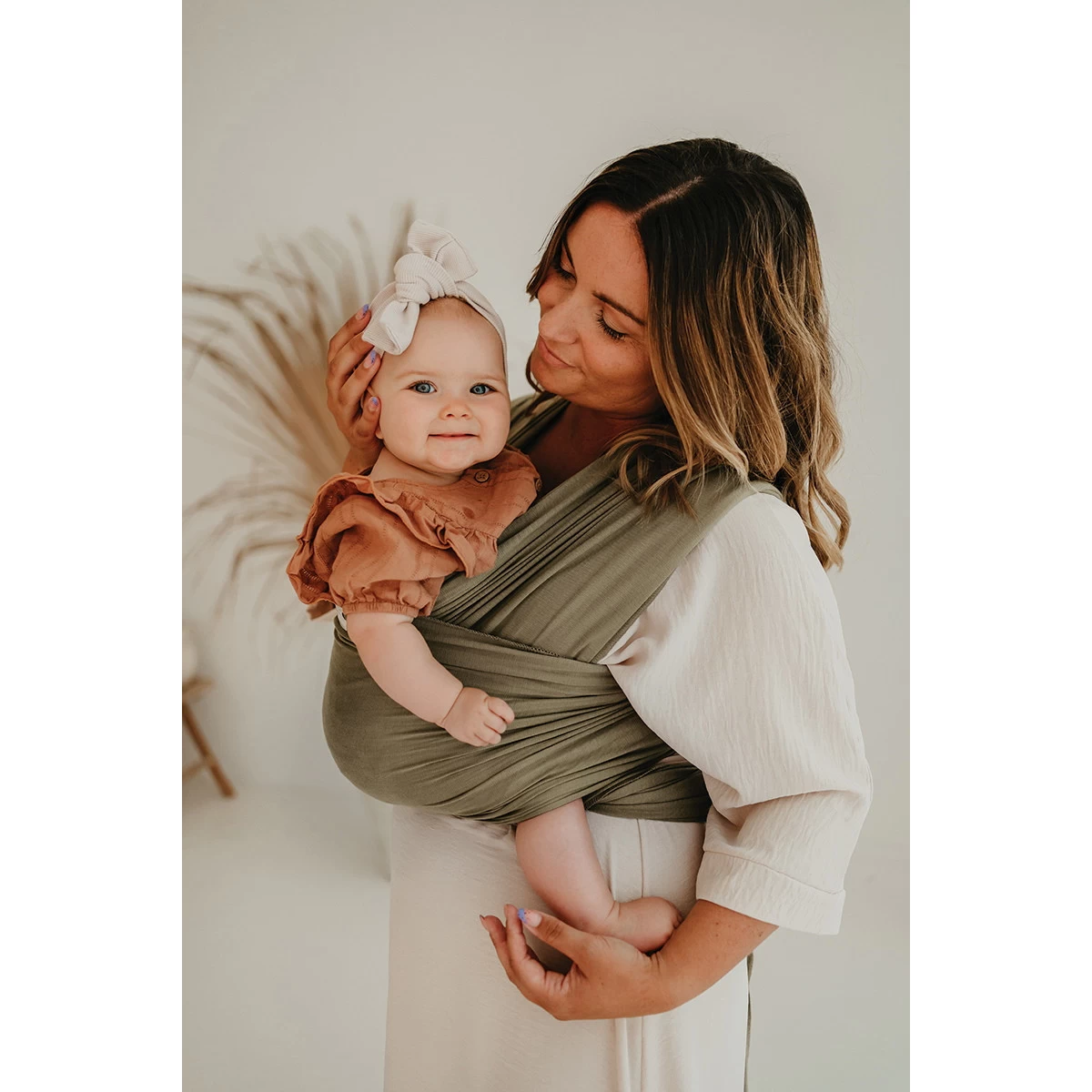 Babylonia Tricot-Slen Bamboo Khaki Green Draagdoek BDDTSB_1_707 - Afbeelding 3