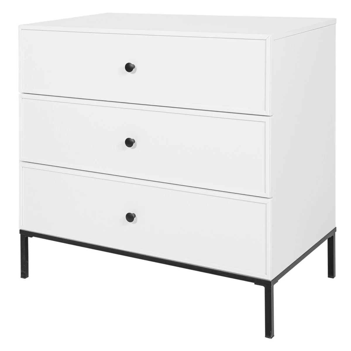 Bellamy Lumi White Babykamer: Ledikant/Juniorbed, Commode En 2-Deurskast - Afbeelding 9
