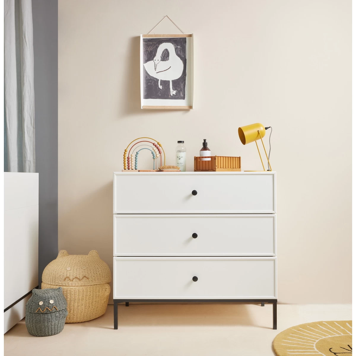 Bellamy Lumi White Commode LUBiKOMO - Afbeelding 4
