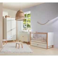 Bellamy Ratata Babykamer: Ledikant, Commode En 2-Deurskast