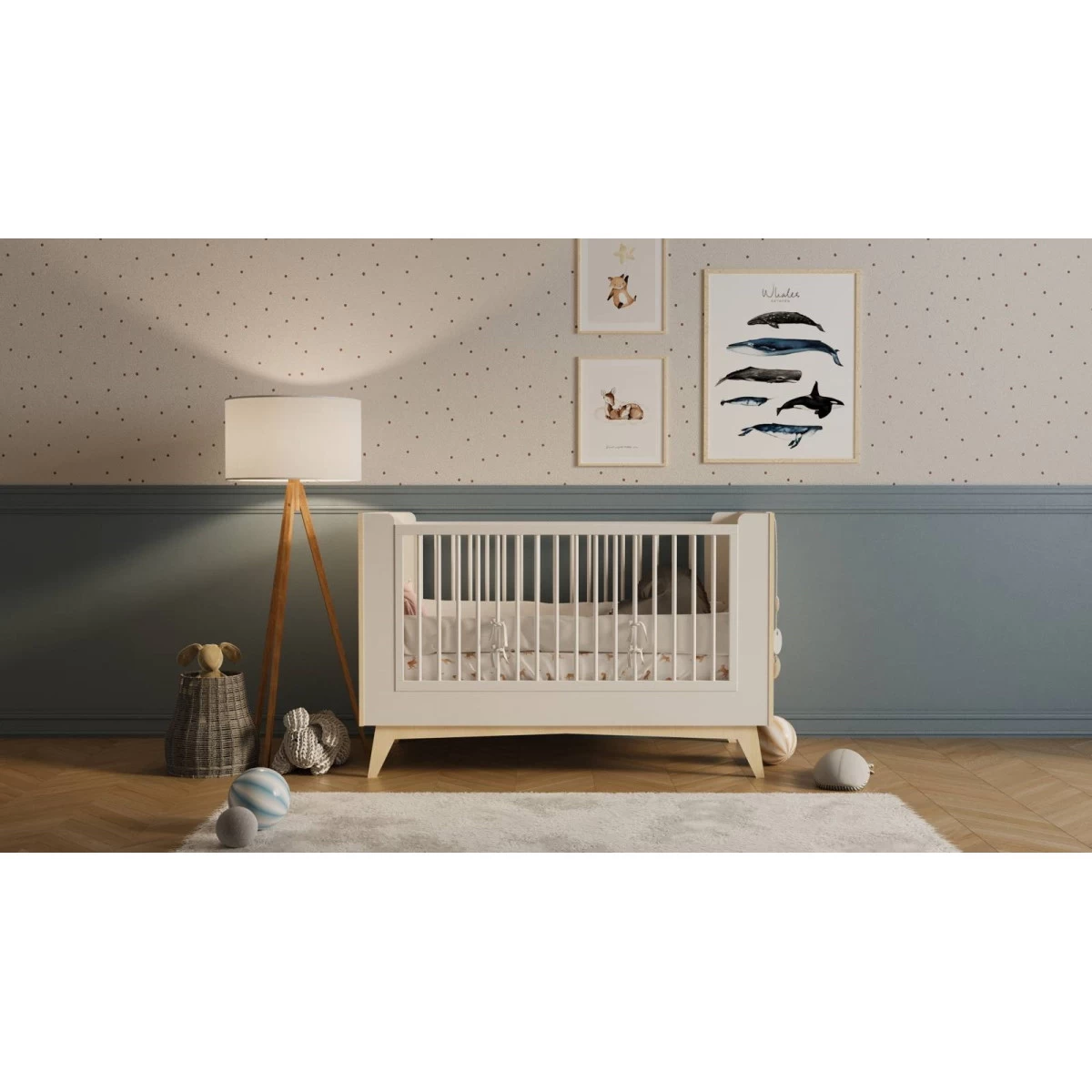 Bellamy So Sixty Babykamer: Ledikant/Juniorbed En Commode - Afbeelding 13