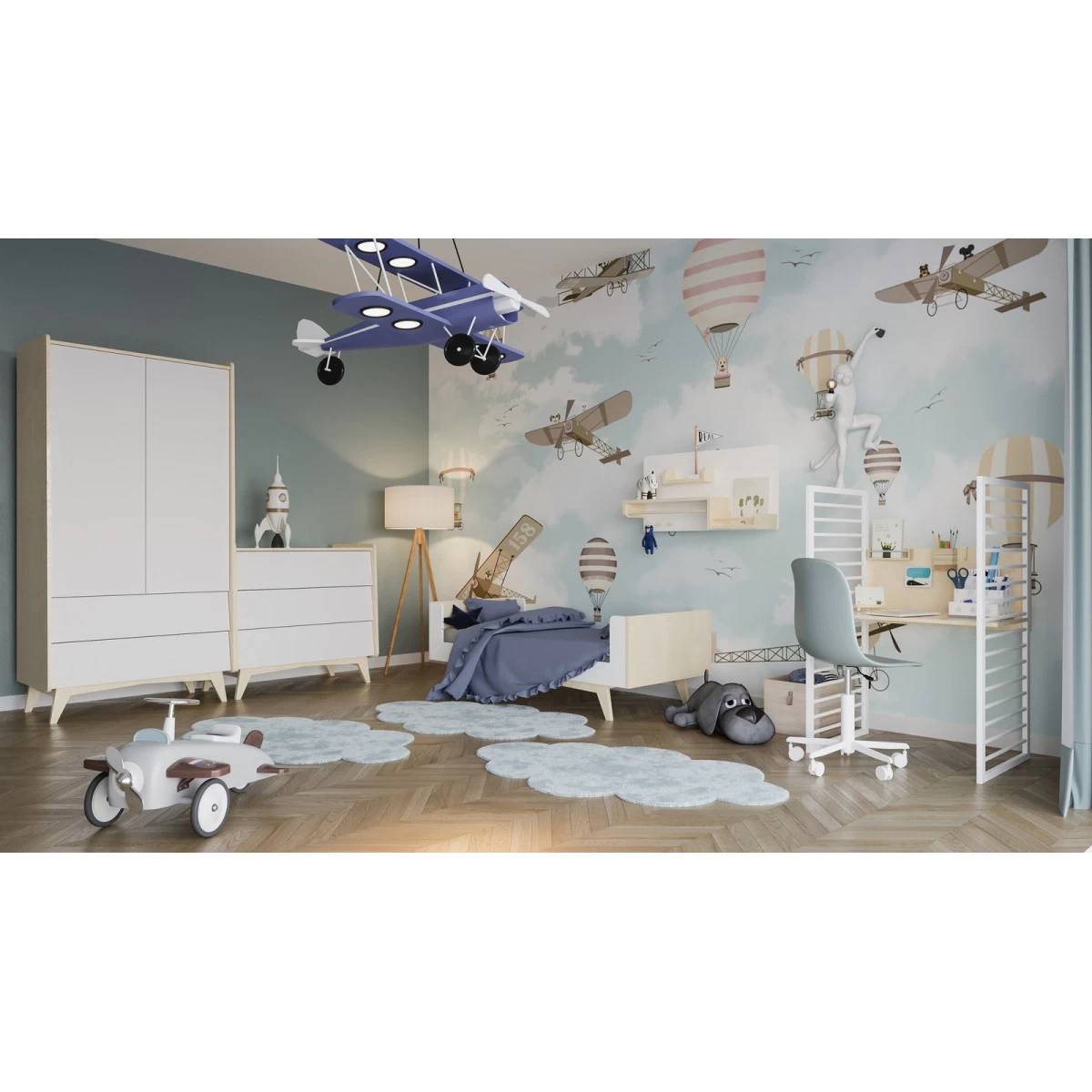 Bellamy So Sixty Babykamer: Ledikant/Juniorbed En Commode - Afbeelding 14