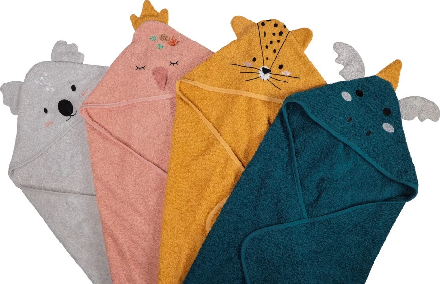 Blush & Blossom Leopard Lenny Badstof Badcape TR-BB4204 - Afbeelding 5