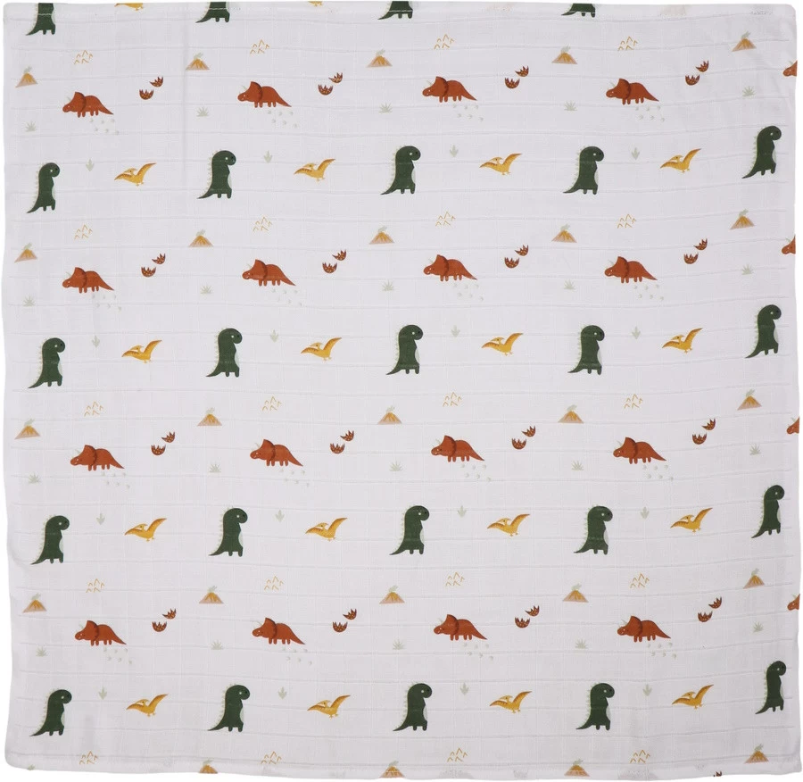 Blush & Blossom Dinosaurus 70 X 70 Cm 6 Stuks Hydrofiel Luiers TR-BB443413 - Afbeelding 5