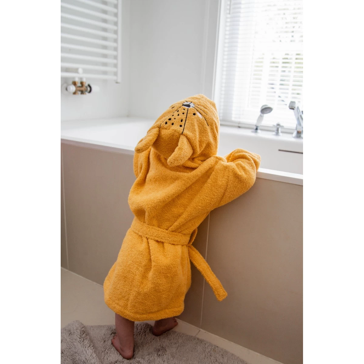 Blush & Blossom Leopard Lenny 1-2jr Badstof Badjas TR-BB4202 - Afbeelding 9