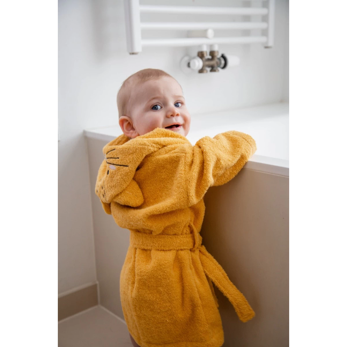 Blush & Blossom Leopard Lenny 1-2jr Badstof Badjas TR-BB4202 - Afbeelding 7